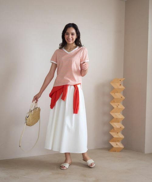 CARA O CRUZ / キャラ・オ・クルス カットソー | ボーダーカットソー | 詳細24