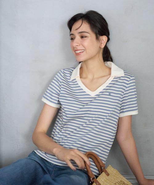 CARA O CRUZ / キャラ・オ・クルス カットソー | ボーダーカットソー | 詳細3