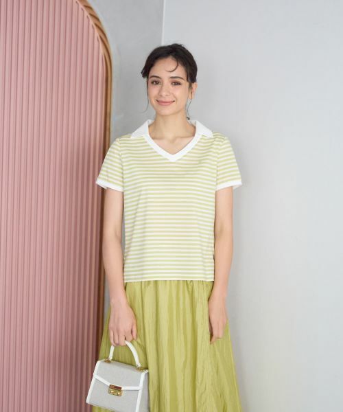 CARA O CRUZ / キャラ・オ・クルス カットソー | ボーダーカットソー | 詳細4