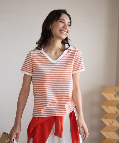 CARA O CRUZ / キャラ・オ・クルス カットソー | ボーダーカットソー | 詳細8