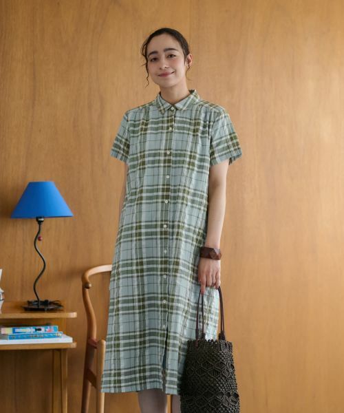 CARA O CRUZ / キャラ・オ・クルス ドレス | チェックシャツワンピース | 詳細10