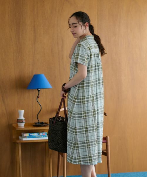CARA O CRUZ / キャラ・オ・クルス ドレス | チェックシャツワンピース | 詳細14