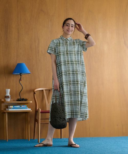 CARA O CRUZ / キャラ・オ・クルス ドレス | チェックシャツワンピース | 詳細17