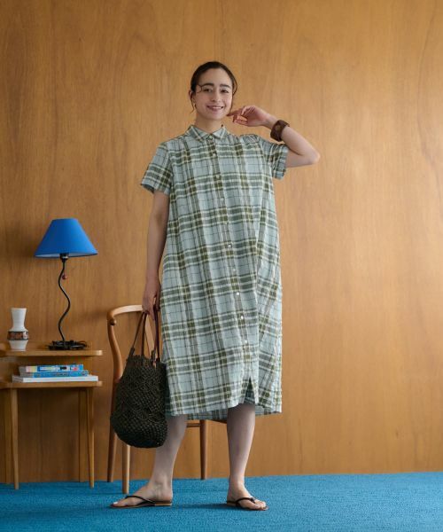 CARA O CRUZ / キャラ・オ・クルス ドレス | チェックシャツワンピース | 詳細18