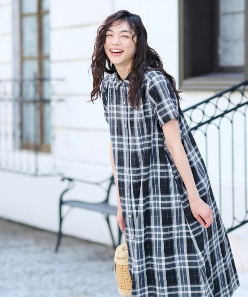 CARA O CRUZ / キャラ・オ・クルス ドレス | チェックシャツワンピース | 詳細2