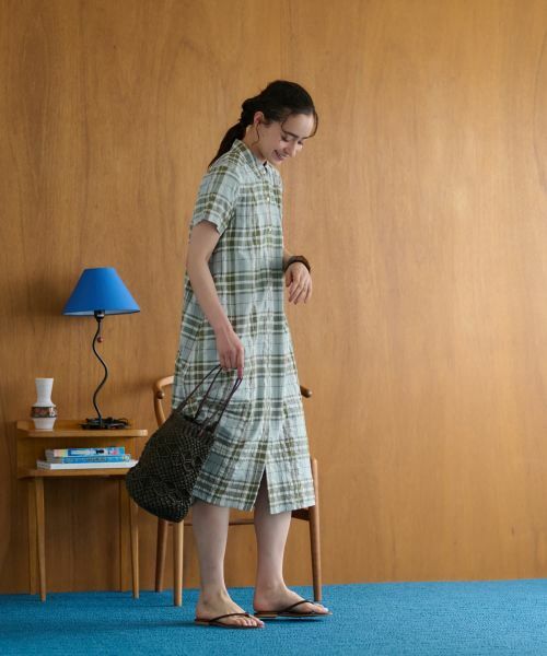 CARA O CRUZ / キャラ・オ・クルス ドレス | チェックシャツワンピース | 詳細20