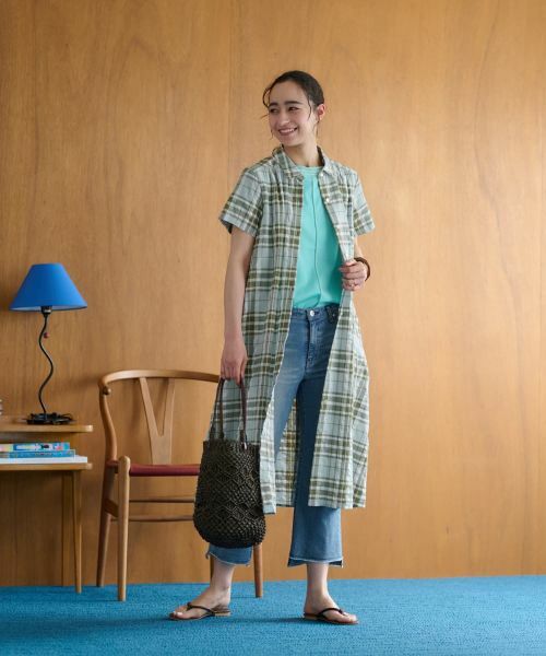 CARA O CRUZ / キャラ・オ・クルス ドレス | チェックシャツワンピース | 詳細23