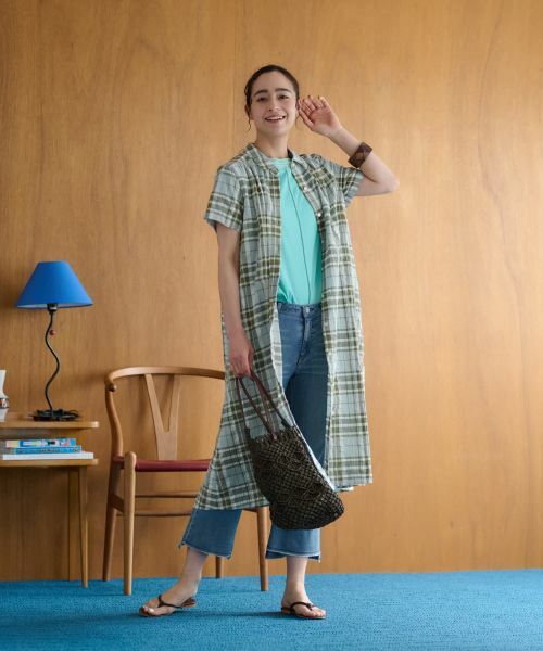 CARA O CRUZ / キャラ・オ・クルス ドレス | チェックシャツワンピース | 詳細24