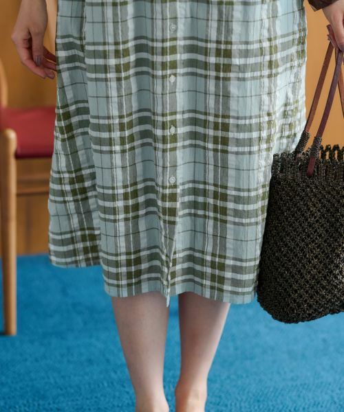 CARA O CRUZ / キャラ・オ・クルス ドレス | チェックシャツワンピース | 詳細30