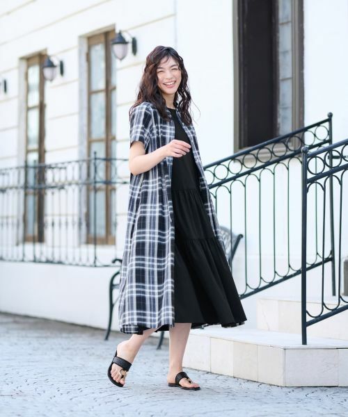 CARA O CRUZ / キャラ・オ・クルス ドレス | チェックシャツワンピース | 詳細9