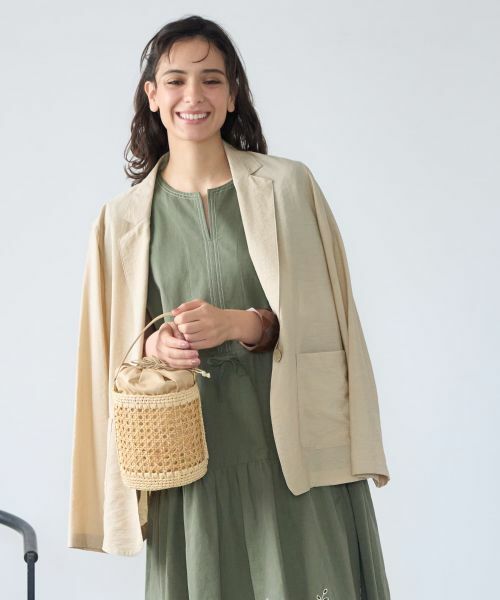 CARA O CRUZ / キャラ・オ・クルス テーラードジャケット | ブレザー(ベージュ)