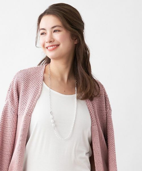 CARA O CRUZ / キャラ・オ・クルス ネックレス・ペンダント・チョーカー | パール×チェーンネックレス | 詳細3