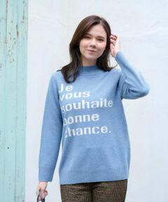 CARA O CRUZ / キャラ・オ・クルス ニット・セーター | ロゴハイネックニット【CoC by CARA O CRUZ】