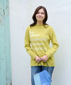 CARA O CRUZ / キャラ・オ・クルス ニット・セーター | ロゴハイネックニット【CoC by CARA O CRUZ】