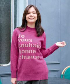 CARA O CRUZ / キャラ・オ・クルス ニット・セーター | ロゴハイネックニット【CoC by CARA O CRUZ】