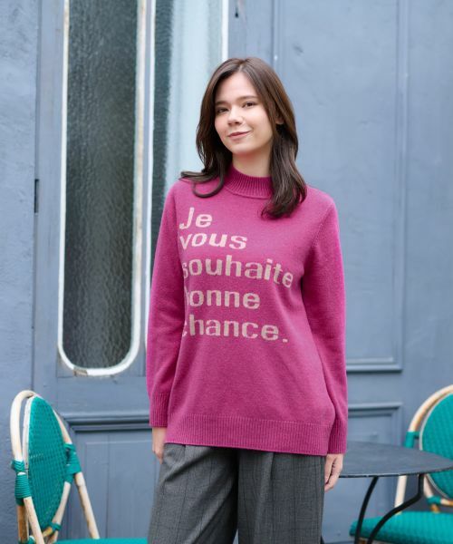 CARA O CRUZ / キャラ・オ・クルス ニット・セーター | ロゴハイネックニット【CoC by CARA O CRUZ】 | 詳細1