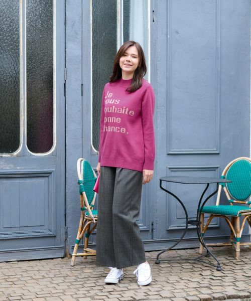 CARA O CRUZ / キャラ・オ・クルス ニット・セーター | ロゴハイネックニット【CoC by CARA O CRUZ】 | 詳細7