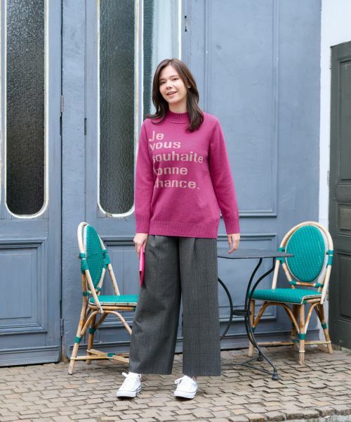 CARA O CRUZ / キャラ・オ・クルス ニット・セーター | ロゴハイネックニット【CoC by CARA O CRUZ】 | 詳細8