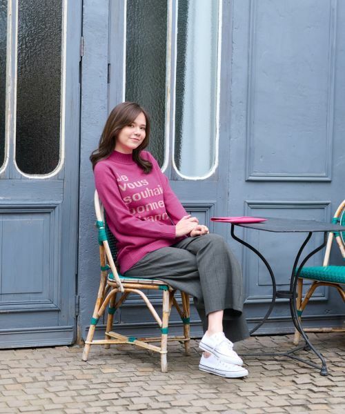 CARA O CRUZ / キャラ・オ・クルス ニット・セーター | ロゴハイネックニット【CoC by CARA O CRUZ】 | 詳細9