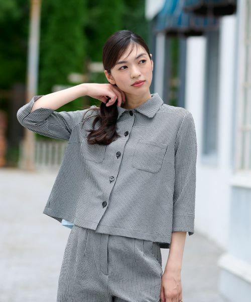 CARA O CRUZ / キャラ・オ・クルス シャツ・ブラウス | クロップドブラウス | 詳細3