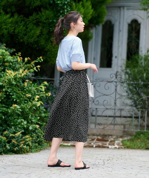 CARA O CRUZ / キャラ・オ・クルス ミニ・ひざ丈スカート | ドットフレアスカート【CoC by CARA O CRUZ】 | 詳細17