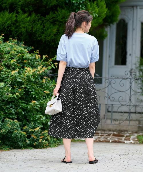 CARA O CRUZ / キャラ・オ・クルス ミニ・ひざ丈スカート | ドットフレアスカート【CoC by CARA O CRUZ】 | 詳細18