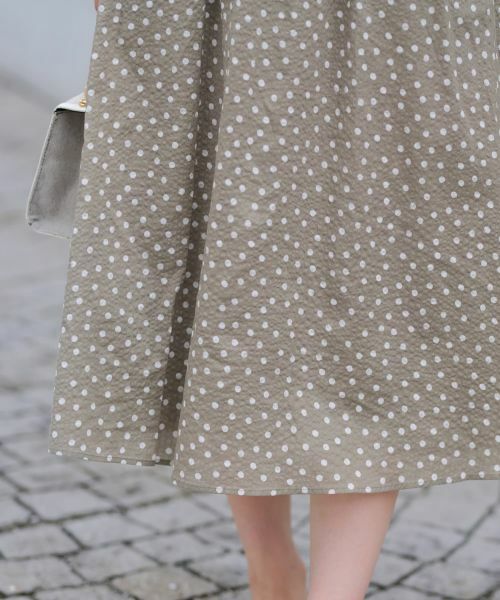 CARA O CRUZ / キャラ・オ・クルス ミニ・ひざ丈スカート | ドットフレアスカート【CoC by CARA O CRUZ】 | 詳細20
