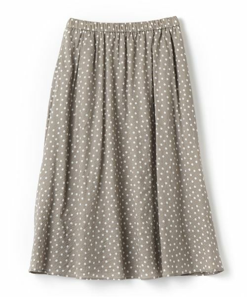 CARA O CRUZ / キャラ・オ・クルス ミニ・ひざ丈スカート | ドットフレアスカート【CoC by CARA O CRUZ】 | 詳細22