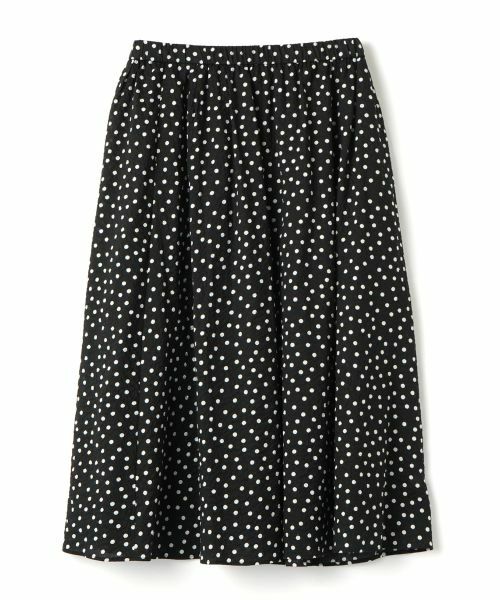 CARA O CRUZ / キャラ・オ・クルス ミニ・ひざ丈スカート | ドットフレアスカート【CoC by CARA O CRUZ】 | 詳細23