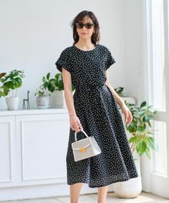 CARA O CRUZ / キャラ・オ・クルス ドレス | ドットフレアワンピース【CoC by CARA O CRUZ】