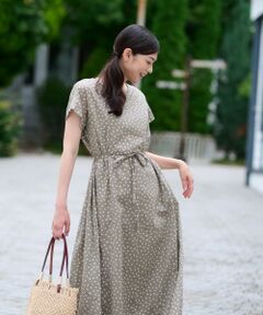 CARA O CRUZ / キャラ・オ・クルス ドレス | ドットフレアワンピース【CoC by CARA O CRUZ】