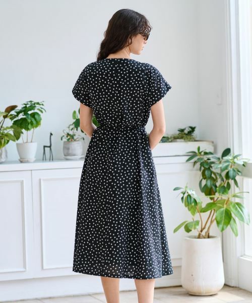 CARA O CRUZ / キャラ・オ・クルス ドレス | ドットフレアワンピース【CoC by CARA O CRUZ】 | 詳細13