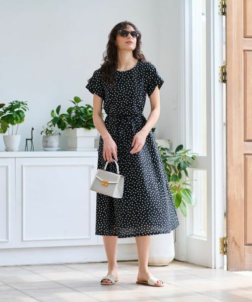 CARA O CRUZ / キャラ・オ・クルス ドレス | ドットフレアワンピース【CoC by CARA O CRUZ】 | 詳細16
