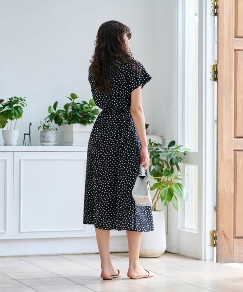 CARA O CRUZ / キャラ・オ・クルス ドレス | ドットフレアワンピース【CoC by CARA O CRUZ】 | 詳細19