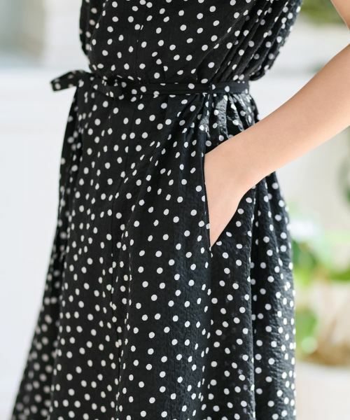 CARA O CRUZ / キャラ・オ・クルス ドレス | ドットフレアワンピース【CoC by CARA O CRUZ】 | 詳細25