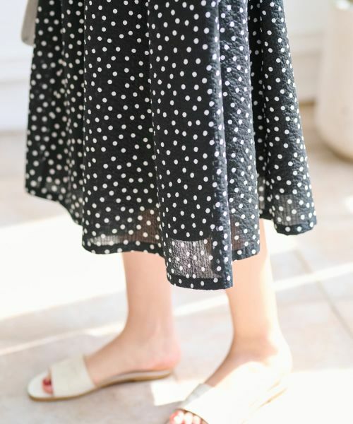 CARA O CRUZ / キャラ・オ・クルス ドレス | ドットフレアワンピース【CoC by CARA O CRUZ】 | 詳細26