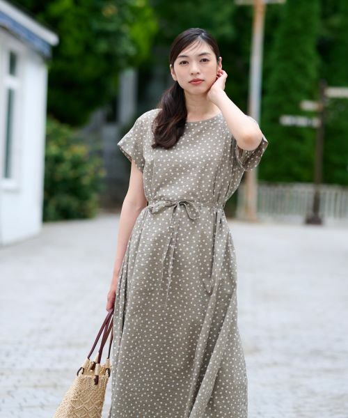 CARA O CRUZ / キャラ・オ・クルス ドレス | ドットフレアワンピース【CoC by CARA O CRUZ】 | 詳細3