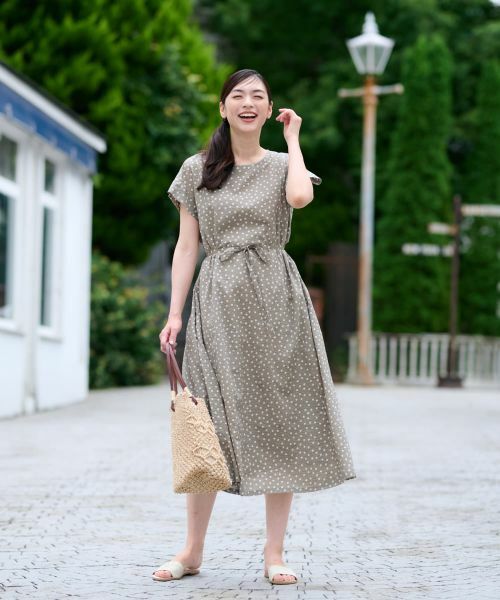 CARA O CRUZ / キャラ・オ・クルス ドレス | ドットフレアワンピース【CoC by CARA O CRUZ】 | 詳細5