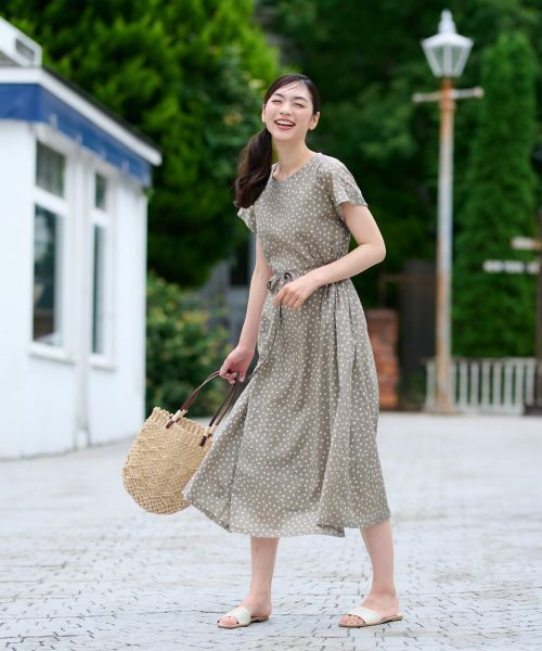 CARA O CRUZ / キャラ・オ・クルス ドレス | ドットフレアワンピース【CoC by CARA O CRUZ】 | 詳細6