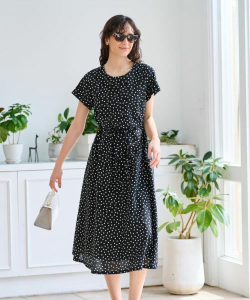 CARA O CRUZ / キャラ・オ・クルス ドレス | ドットフレアワンピース【CoC by CARA O CRUZ】 | 詳細8