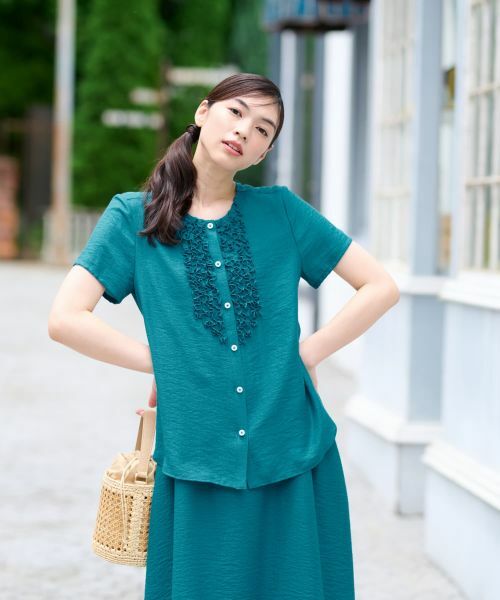 CARA O CRUZ / キャラ・オ・クルス シャツ・ブラウス | フリルブラウス【CoC by CARA O CRUZ】 | 詳細2