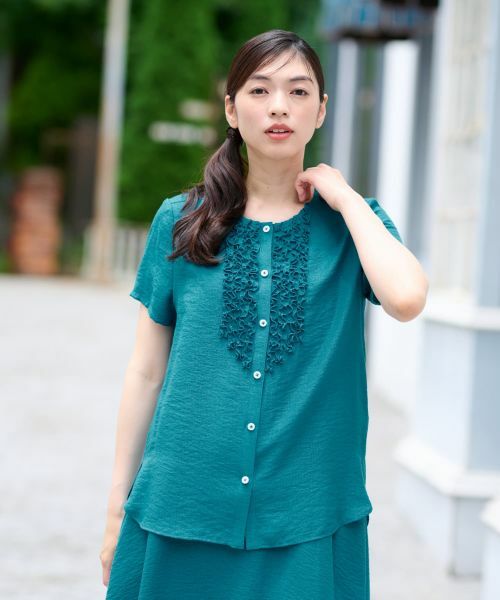 CARA O CRUZ / キャラ・オ・クルス シャツ・ブラウス | フリルブラウス【CoC by CARA O CRUZ】 | 詳細7