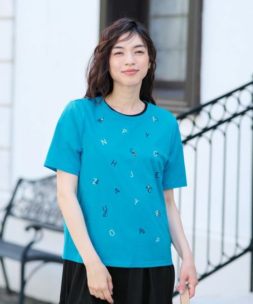 CARA O CRUZ / キャラ・オ・クルス カットソー | 刺繍カットソー【CoC by CARA O CRUZ】 | 詳細1