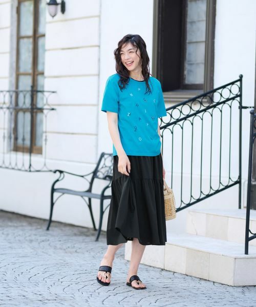 CARA O CRUZ / キャラ・オ・クルス カットソー | 刺繍カットソー【CoC by CARA O CRUZ】 | 詳細10