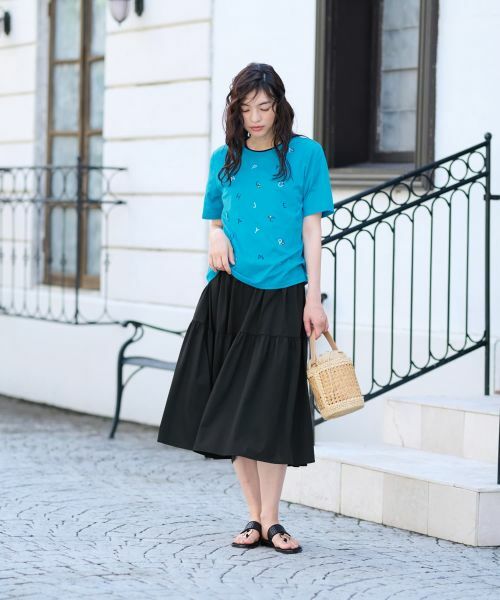 CARA O CRUZ / キャラ・オ・クルス カットソー | 刺繍カットソー【CoC by CARA O CRUZ】 | 詳細11