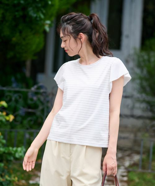 CARA O CRUZ / キャラ・オ・クルス カットソー | フレアスリーブカットソー【CoC by CARA O CRUZ】 | 詳細1