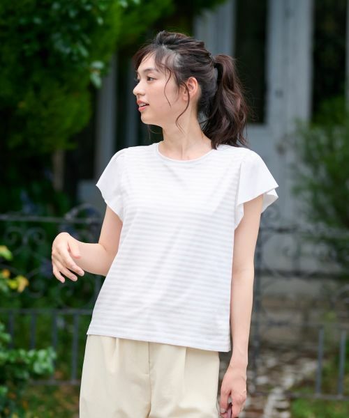 CARA O CRUZ / キャラ・オ・クルス カットソー | フレアスリーブカットソー【CoC by CARA O CRUZ】 | 詳細2
