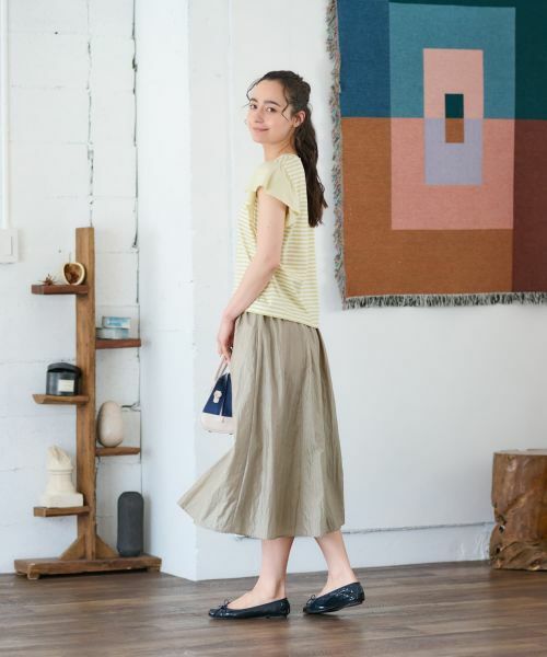 CARA O CRUZ / キャラ・オ・クルス カットソー | フレアスリーブカットソー【CoC by CARA O CRUZ】 | 詳細20