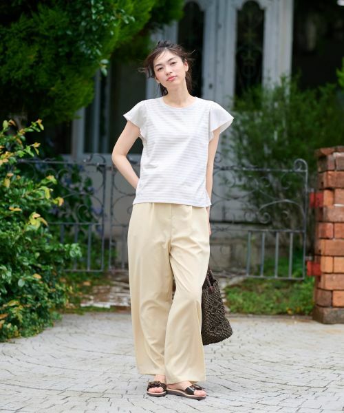 CARA O CRUZ / キャラ・オ・クルス カットソー | フレアスリーブカットソー【CoC by CARA O CRUZ】 | 詳細7