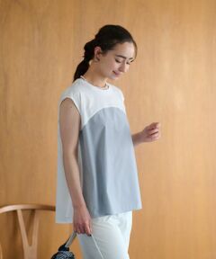 CARA O CRUZ / キャラ・オ・クルス カットソー | 異素材切替カットソー【CoC by CARA O CRUZ】